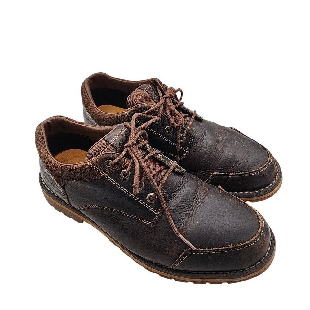 Timberland EarthKeepers Larchmont Oxfords Mens Size 9W Brown Leather